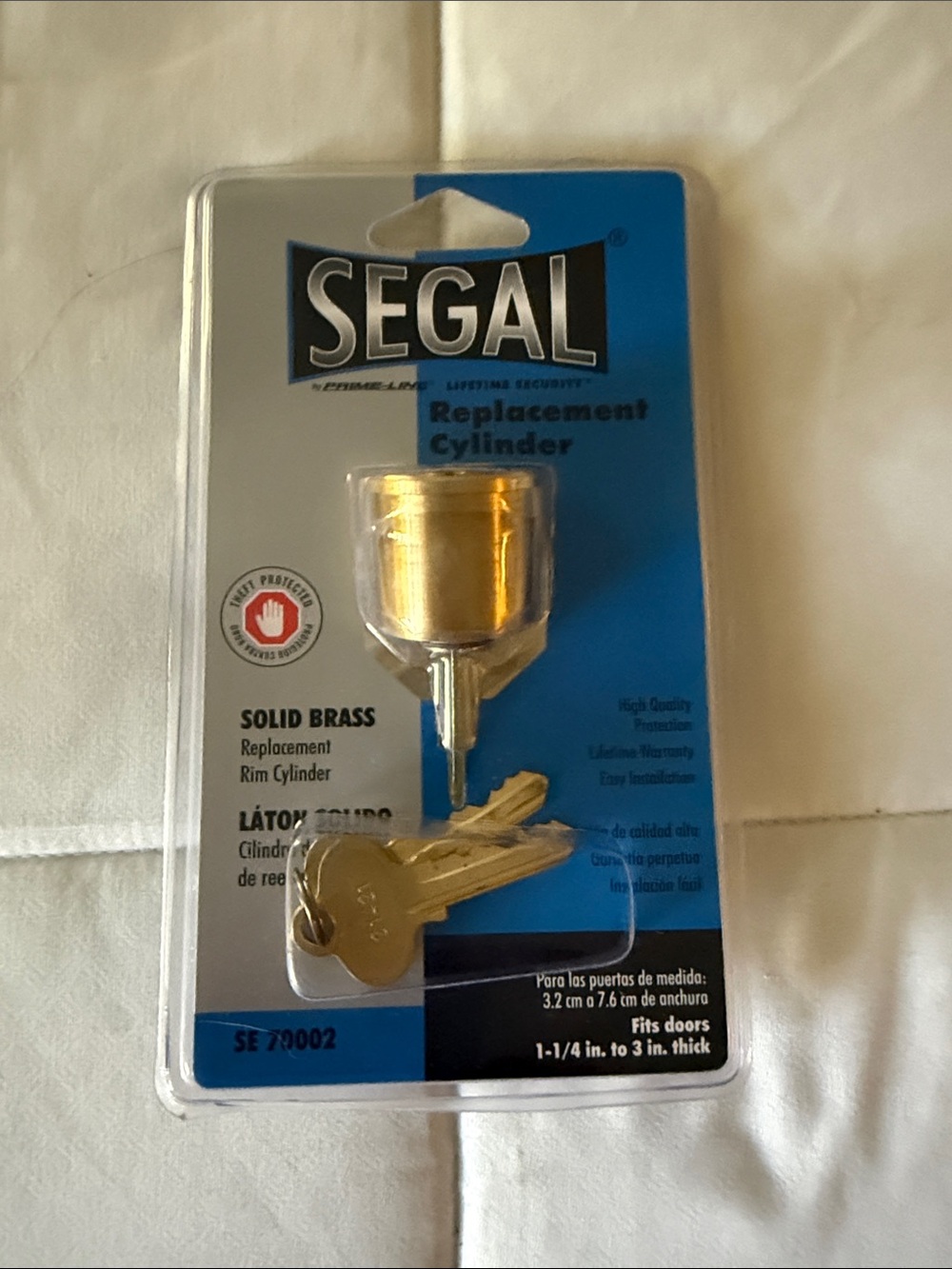 Solid Brass Replacement Cylinder - Brass